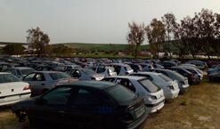 Desguace Cat Jaén vehículos estacionados